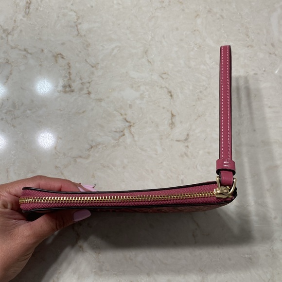 Coach Monogram Print Wristlet - Picture 3 of 8